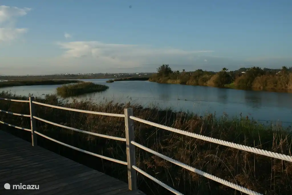 Nature protégée et zone de randonnée Salgados devant la quinta
