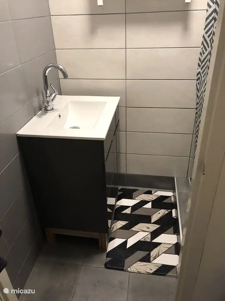 Erneuerte Duschkabine