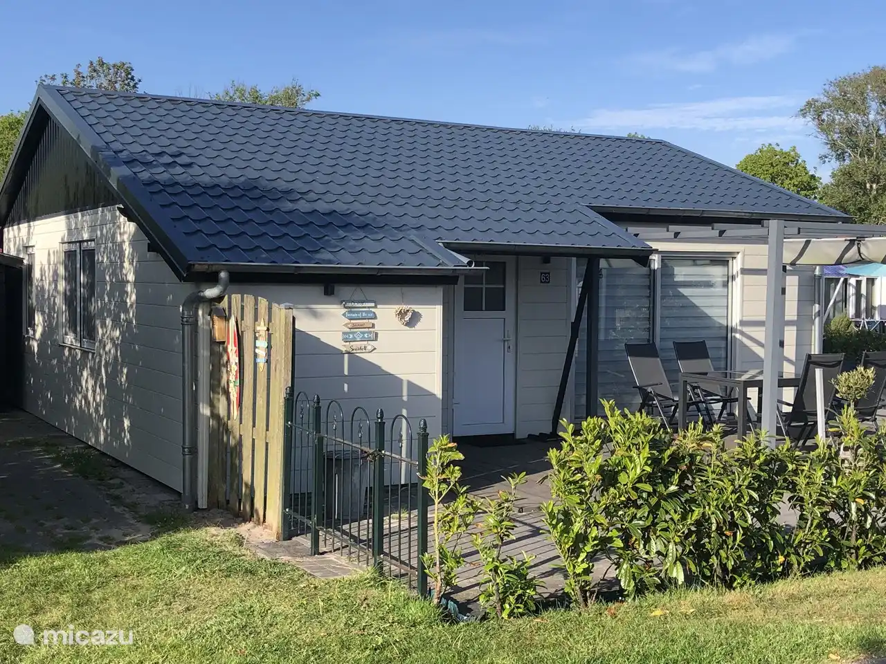 Eingang Gartenbungalow