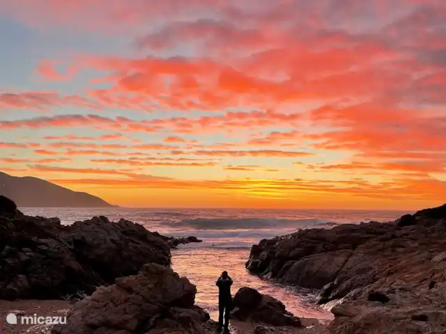 casa vacacional en Francia, Córcega, Calcatoggio – Villa Arbousier Calcatoggio Atardecer Golfe de Sagone