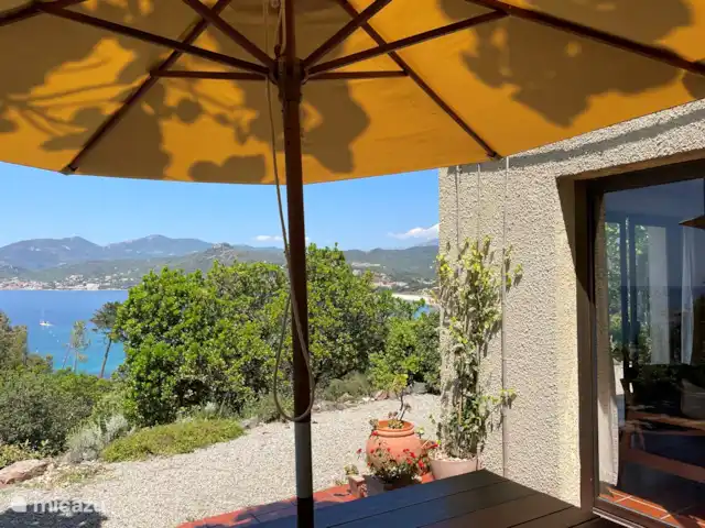 casa vacacional en Francia, Córcega, Calcatoggio – Villa Arbousier Calcatoggio Terraza en el salón
