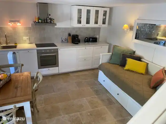 Hameau des Claudins n°1 Saint-Martin | France, Côte d'Azur, Le Plan-de-la-Tour - maison de vacances Canapé-lit dans le salon