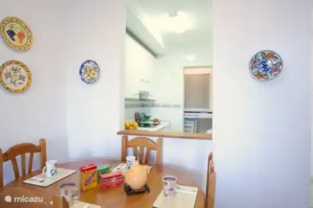 Vakantiehuis Spanje, Costa del Sol, Mijas Costa appartement Comfortable apartment Mijas Costa Eetkamer