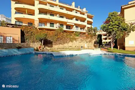 Vakantiehuis Spanje, Costa del Sol, Mijas Costa appartement Comfortable apartment Mijas Costa Zwembad