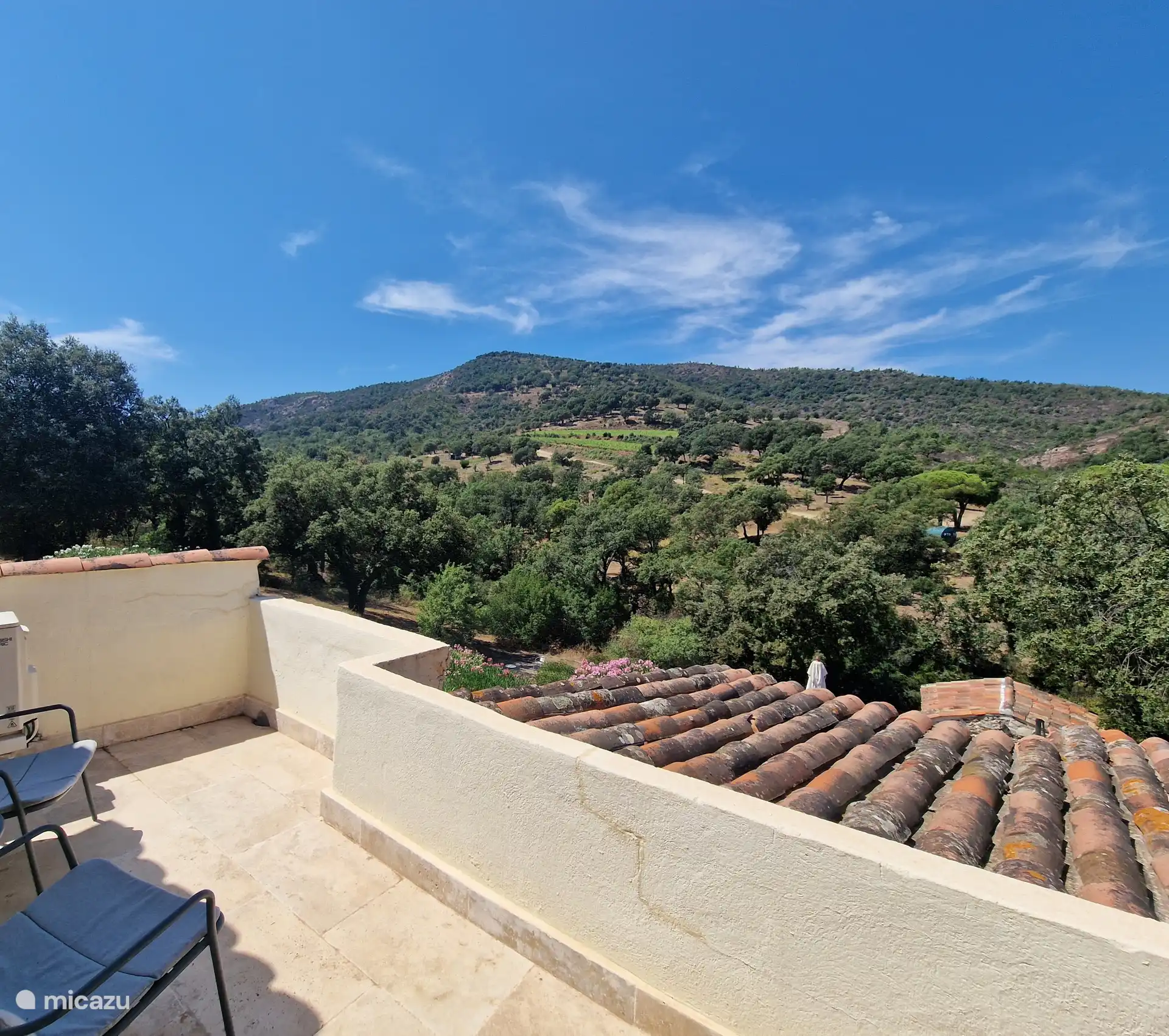 Stunning mountain views from balcony