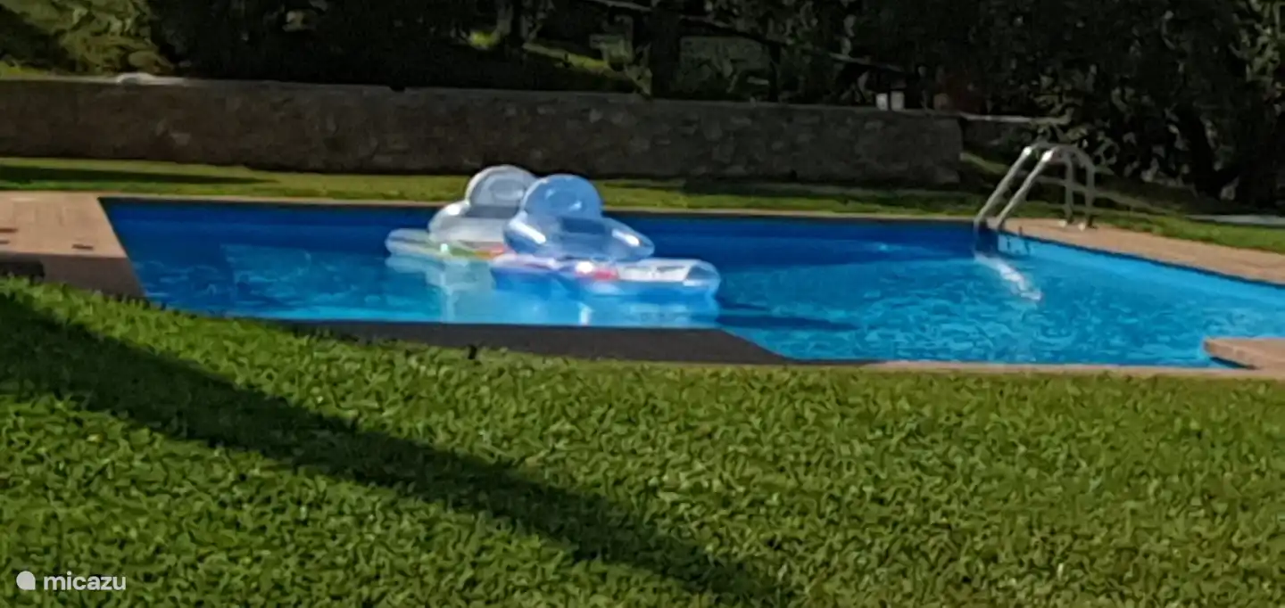 matelas pneumatiques dans la piscine