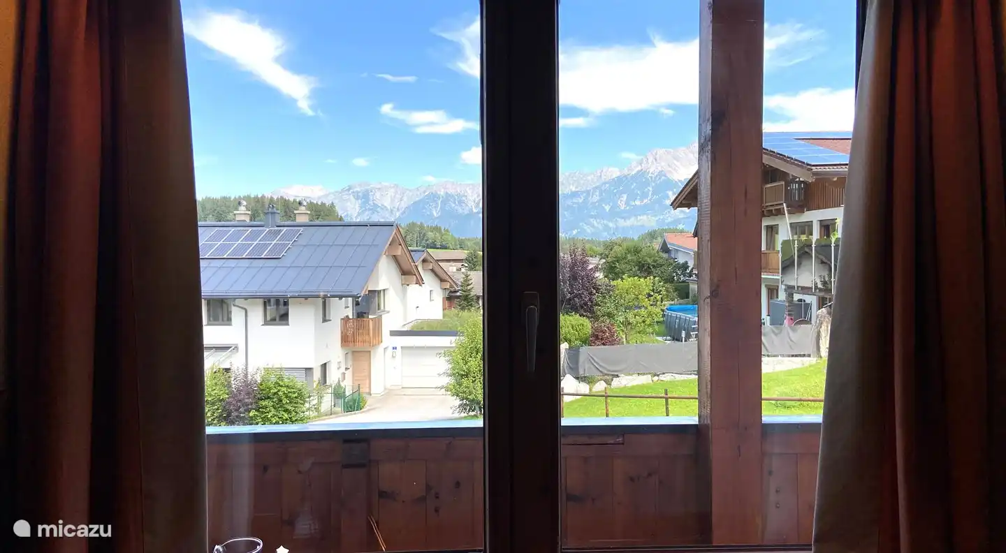 View from the kitchen on the Steinernen Meer