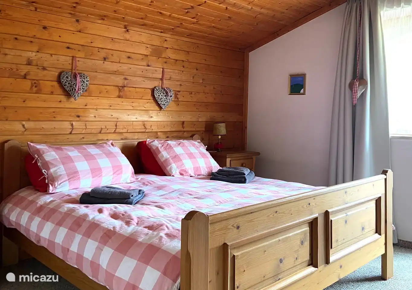 Romantic sleeping on comfortable beds