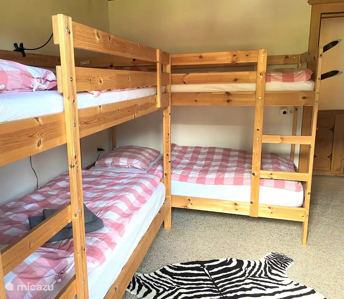 Bedroom with two bunk beds. Ideal for the children.