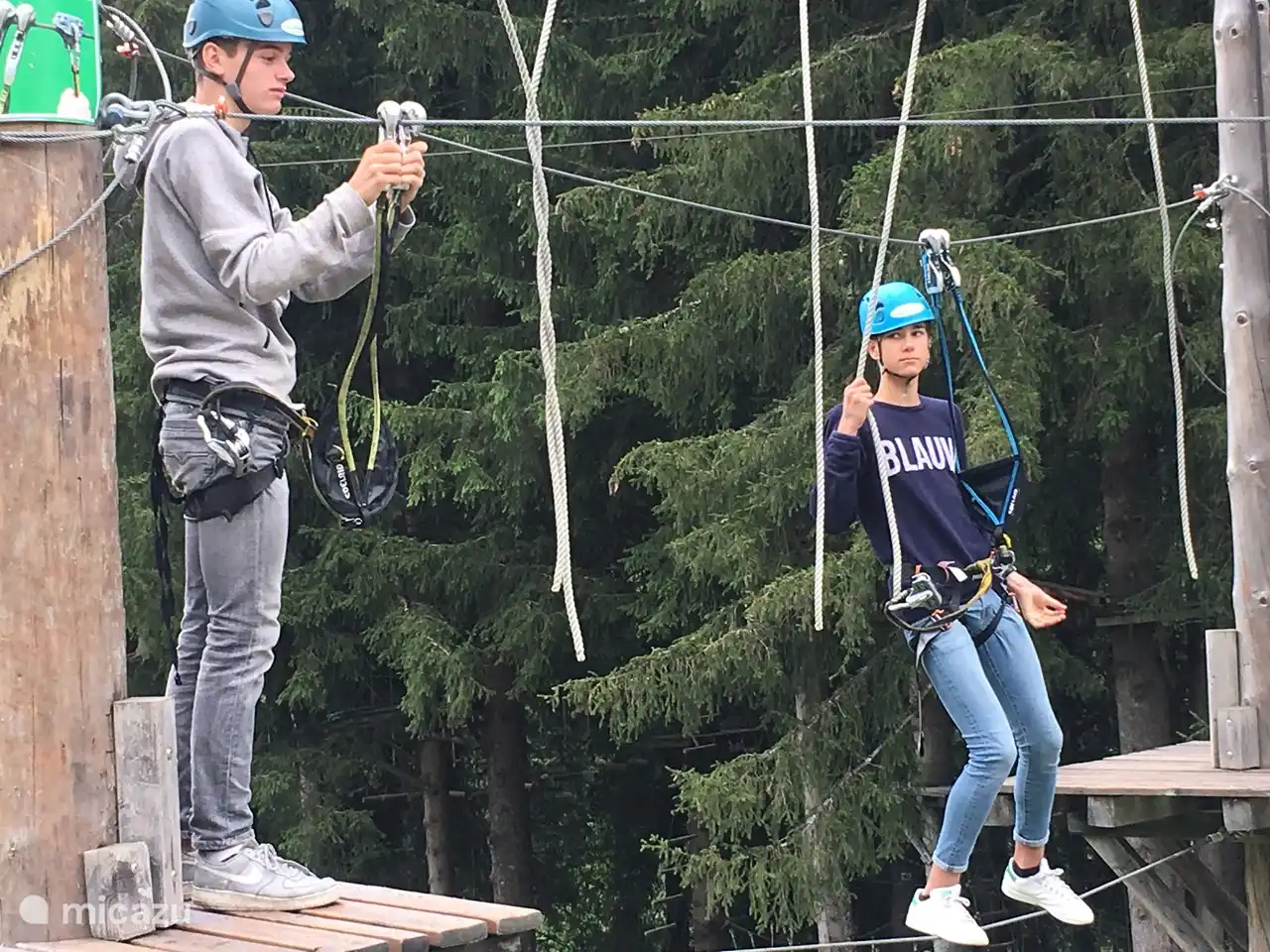 Active in summer for young and old.