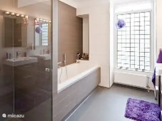 Anna huren in Nederland, Gelderland, Apeldoorn - villa Ruime badkamer op 1e verdieping met ligbad en aparte douche