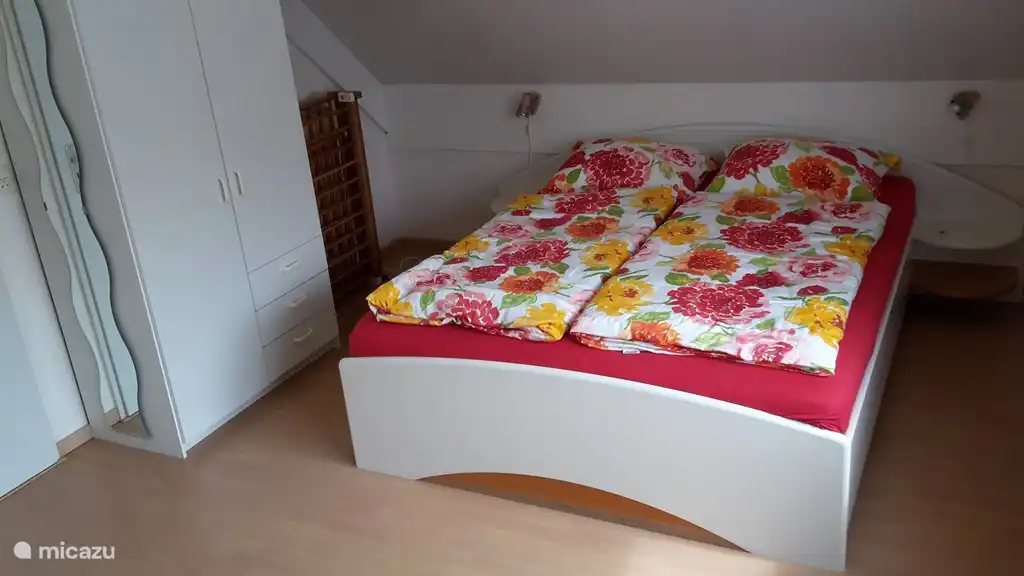 Large bedroom at the back.