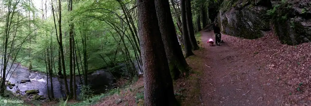 Una ruta de senderismo y un camino de BTT a lo largo del r&#237;o pasan por la casa.