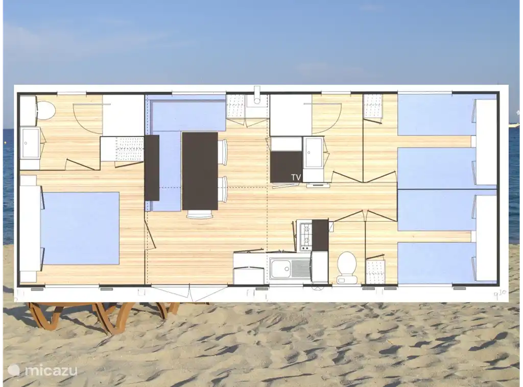 Mapa de la casa móvil