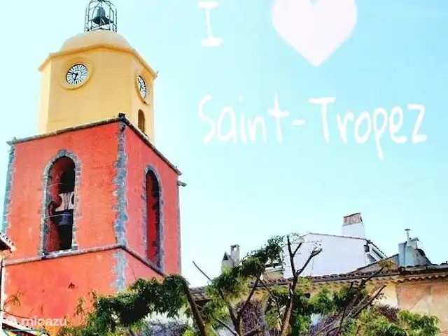Pampelonne mobilhome aan het strand huren in Frankrijk, Côte d´Azur, Ramatuelle - stacaravan Kerktoren van St.Tropez