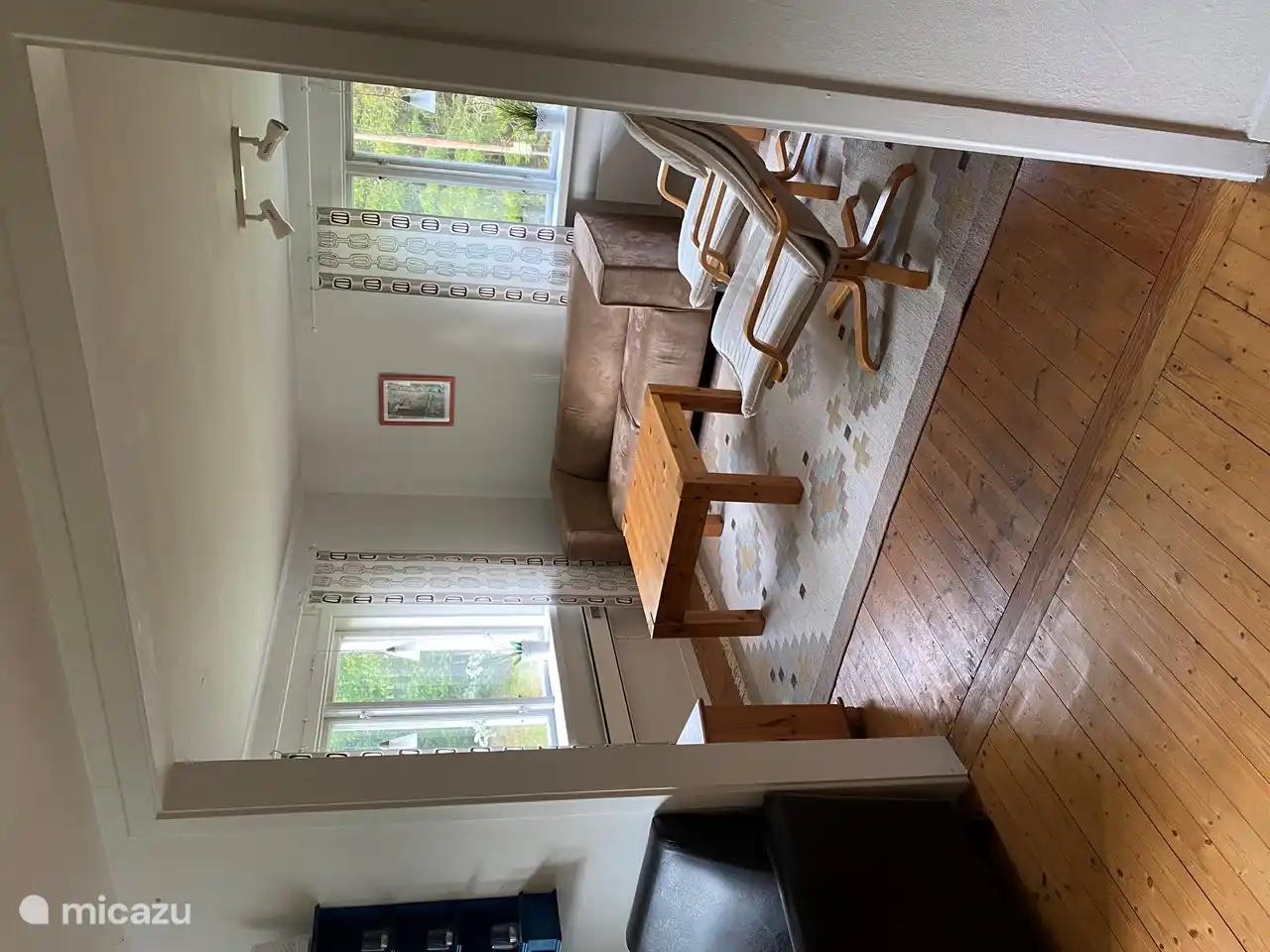 living room and sitting area with TV