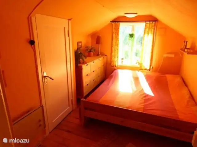 vakantiehuis huren in Zweden, Småland, Vägla (tussen Markaryd en Hallaryd) – Ellefors Slaapkamer 2, 1e verdieping.