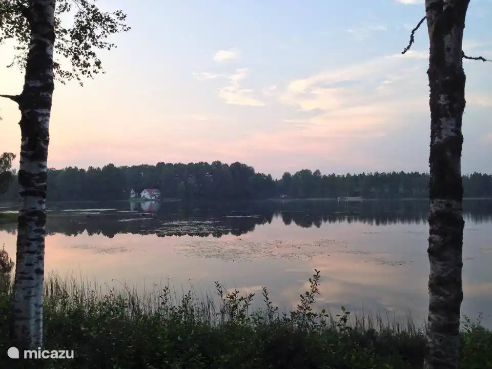 Evening bike ride in the vicinity of the house.