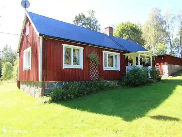 vakantiehuis huren in Zweden, Småland, Vägla (tussen Markaryd en Hallaryd) – Ellefors Voorkant