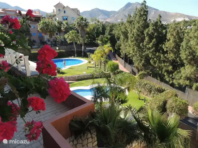 Casa Vela en España, Costa del Sol, Benalmádena - apartamento Hermosas piscinas y jardines y Casa Vela. Un corto paseo desde el apartamento.