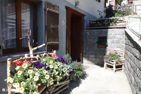 Vakantiehuis Zwitserland, Wallis, Saas-Fee appartement Huis Holiday Ingang huis