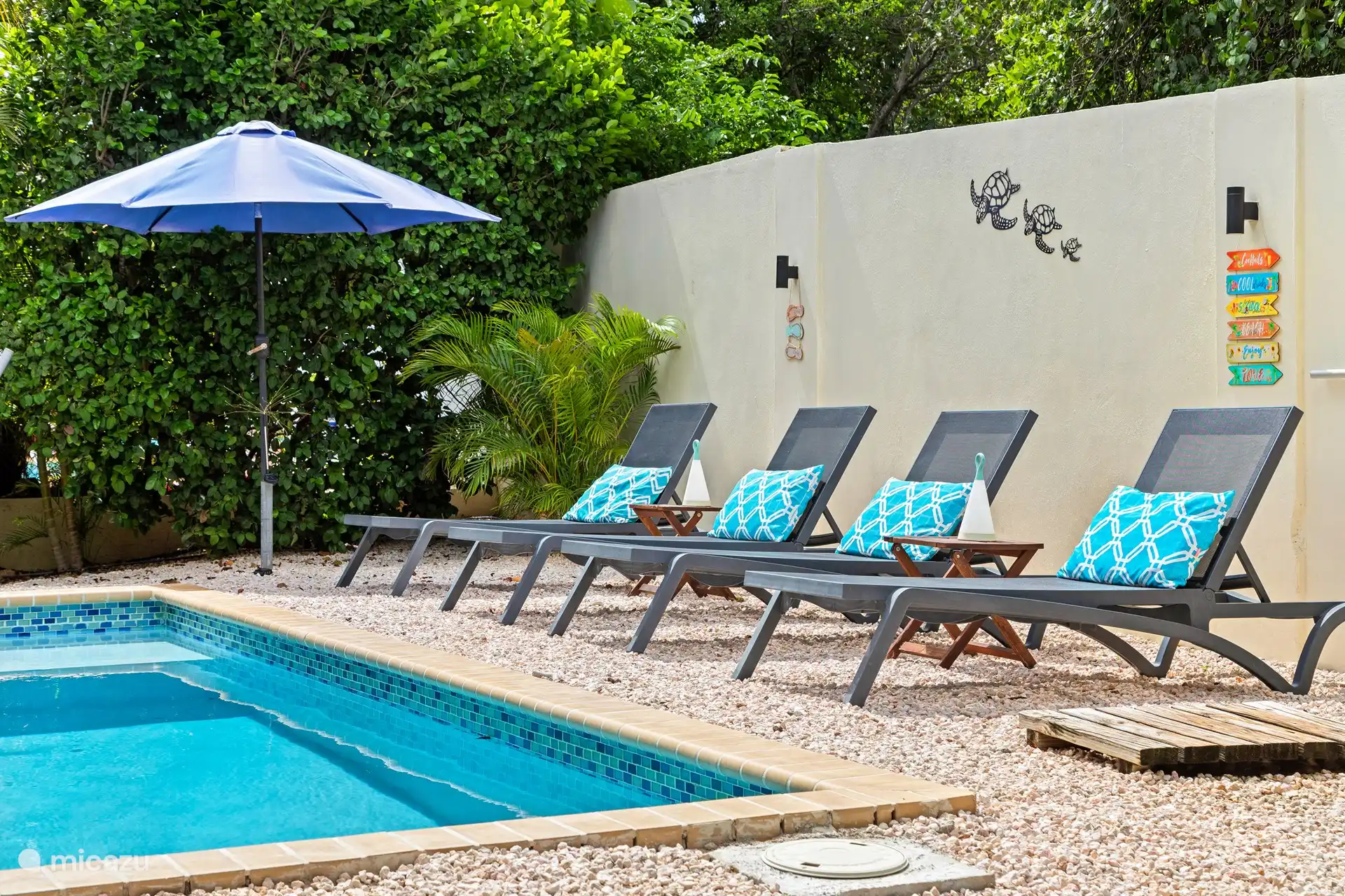 Private pool with lots of privacy