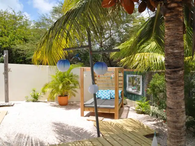 Location de Vacances Curaçao, Banda Ariba (est), Jan Thiel, villa - Kas di mi sono cabanon avec éclairage d'ambiance