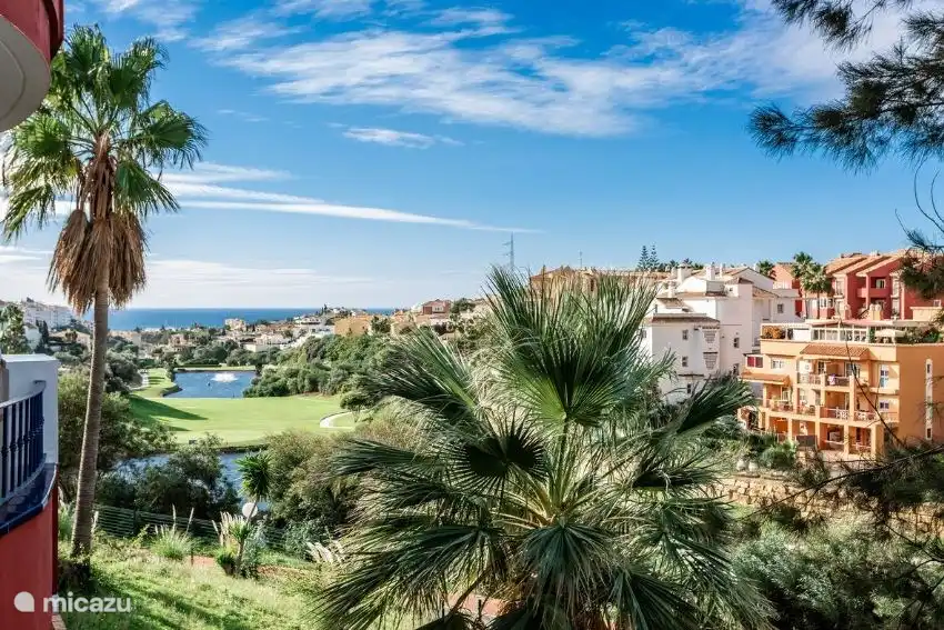 Uitzicht vanaf het riante terras