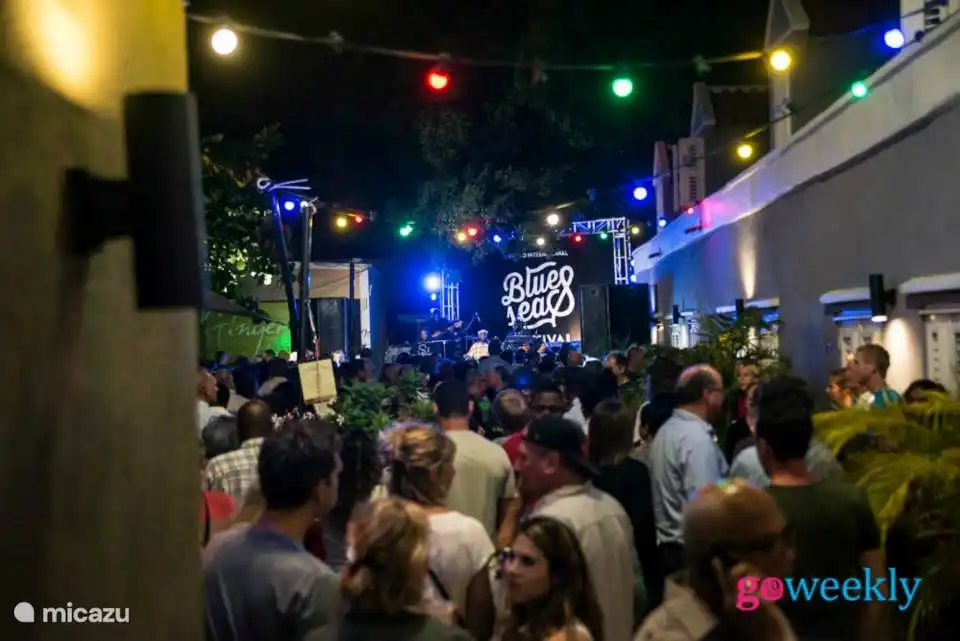 Annual BlueSeas Festival, free in the Nieuwestraat in Pietermaai