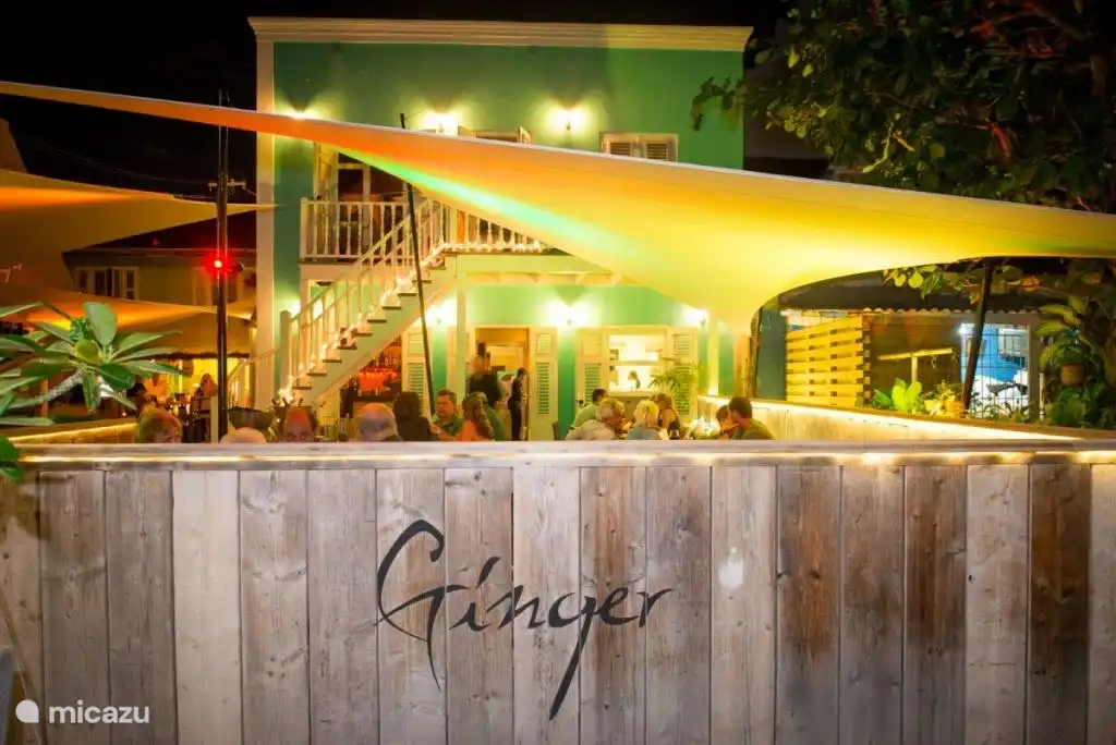 Cozy restaurant Ginger within walking distance.