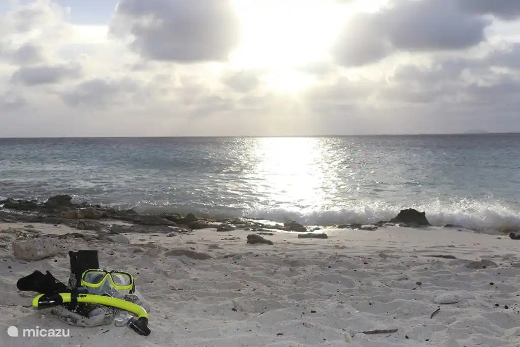 At about one kilometer from Cas bon majeti is one of the largest public beaches, Donkey Beach. The nearest public beach is just 350 meters away.