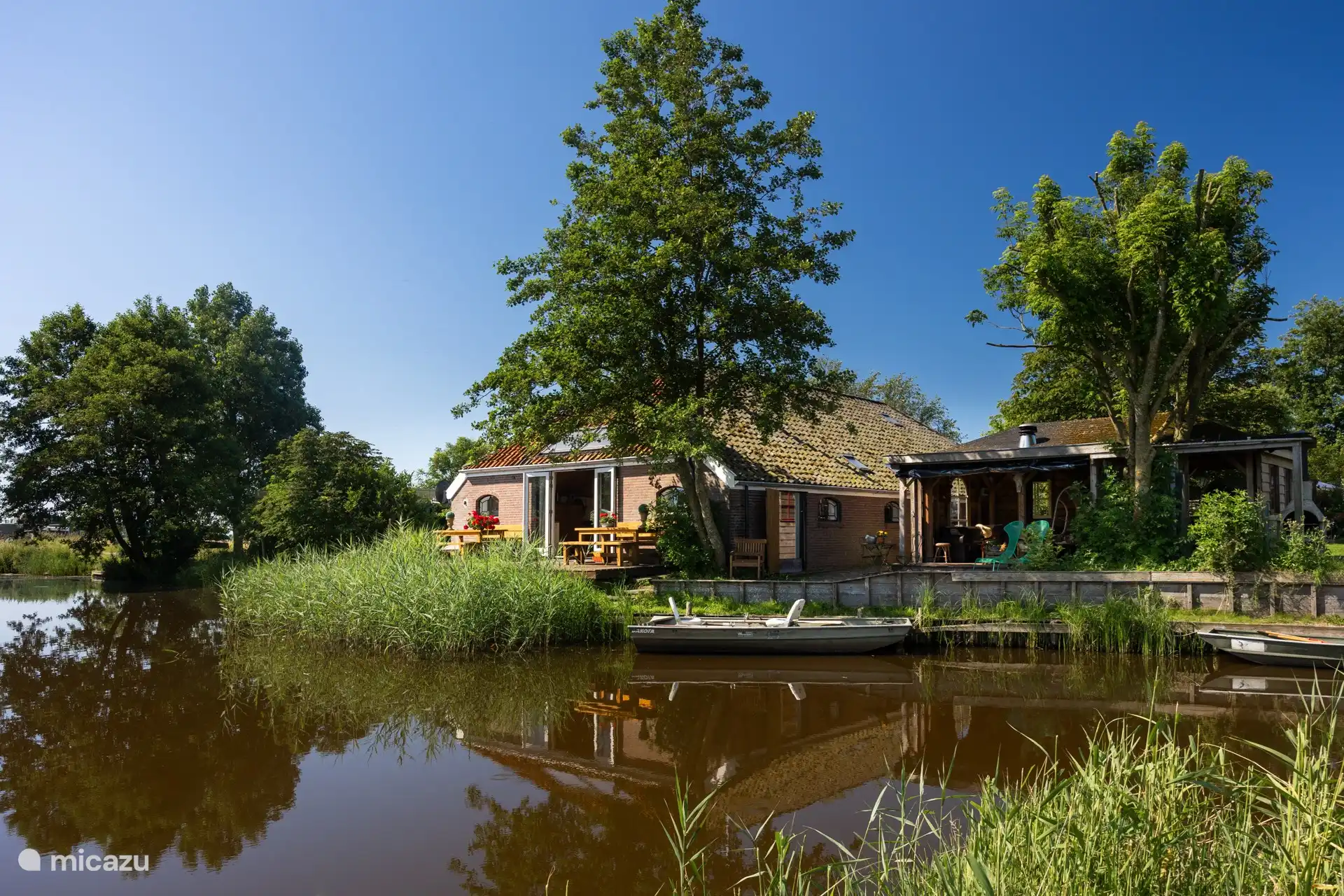 Viel Privatsphäre an diesem Ort.