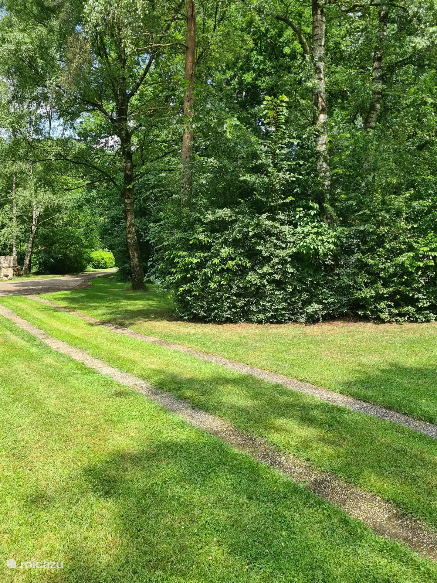 Allée vers le bungalow