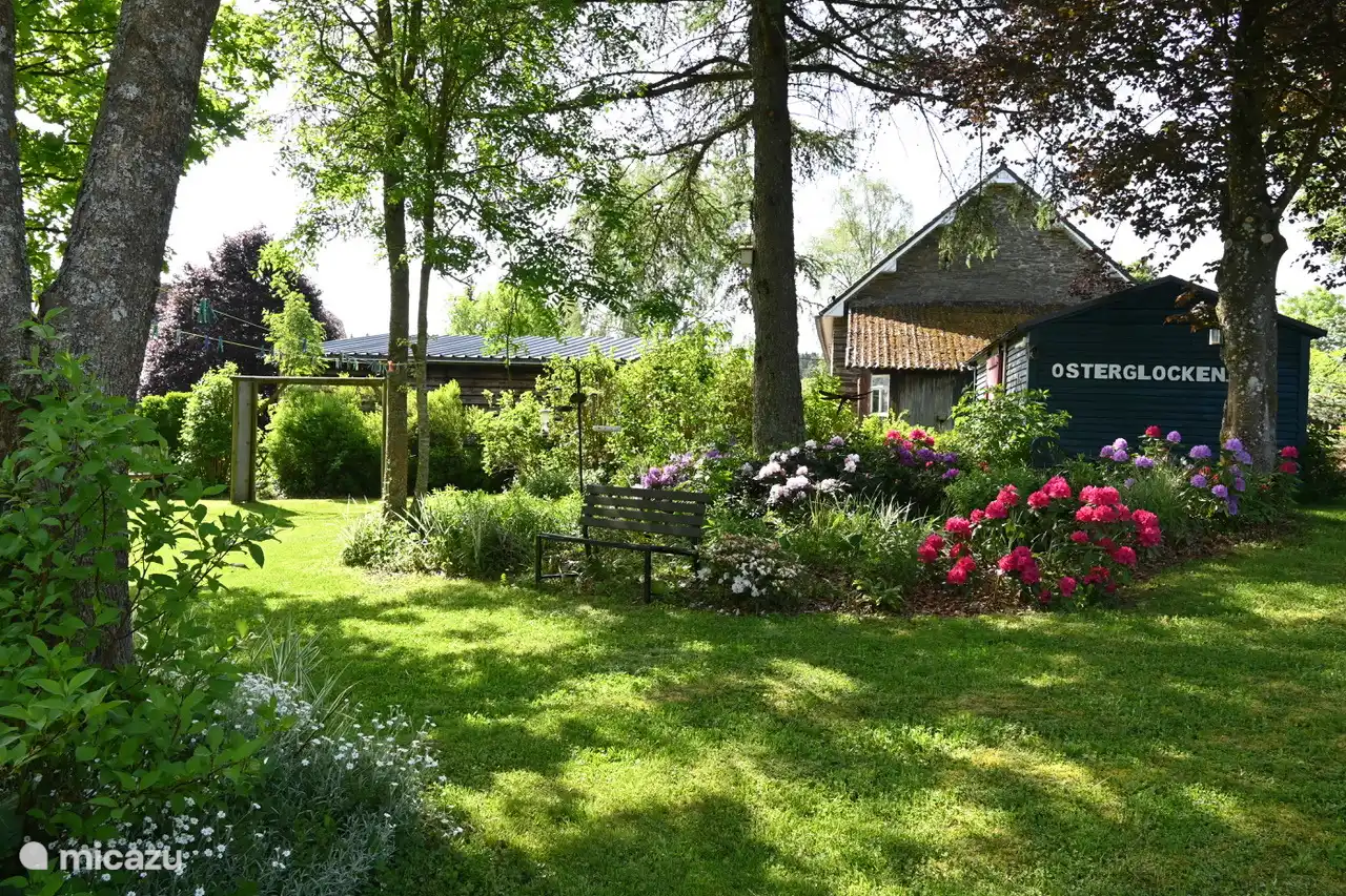 in elk hoekje van de tuin vind je een rustplaatsje om te genieten