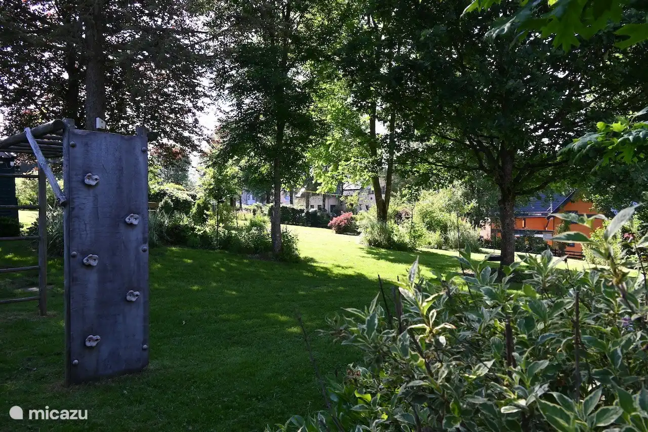 Playing, playing football, climbing...