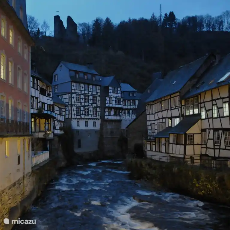 Monschau, not for nothing voted the most beautiful town in Germany with beautiful nature all around. 