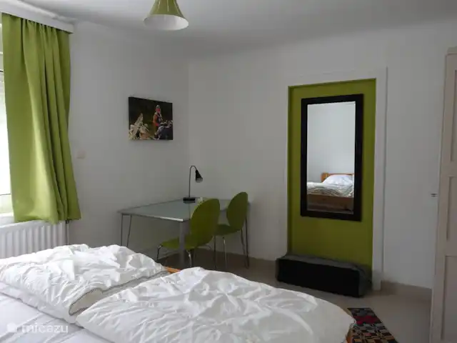 Osterglocken, maison de vacances Eifel | Belgique, Ardennes, Butgenbach - maison de vacances Chambre Nina, chambre double spacieuse avec lit double et 1m80 de large (tous les lits doubles font 1m80 de large)