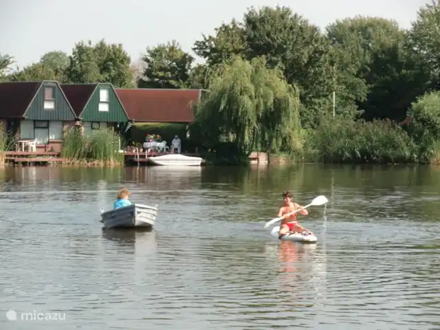 Location de Vacances Pays-Bas, Hollande du Nord, Nieuwe Niedorp, maison de vacances - Maison de vacances avec bateau à rames Ramer ou pagayer sur la planche de surf.
