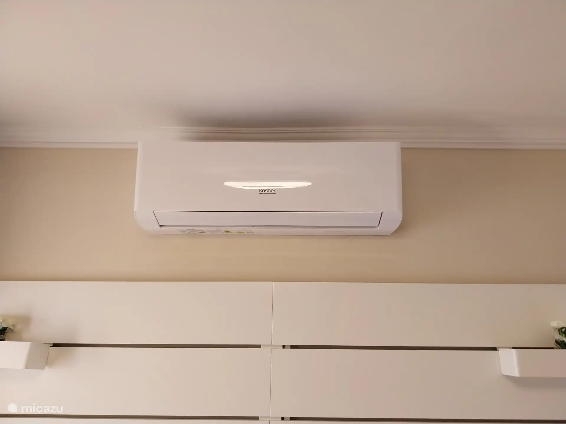 Air conditioning for a pleasant stay even on hot days in the bedrooms and living room.