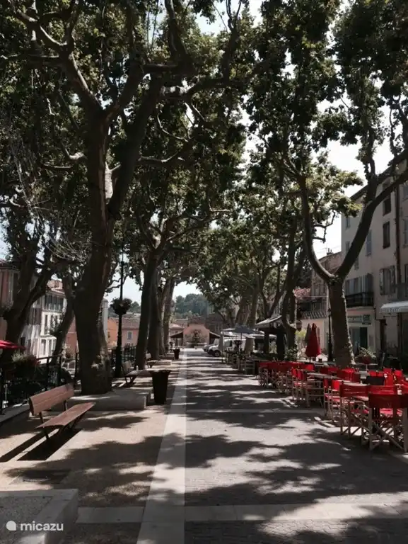 Hauptplatz von Cotignac (1 km von der Villa entfernt)