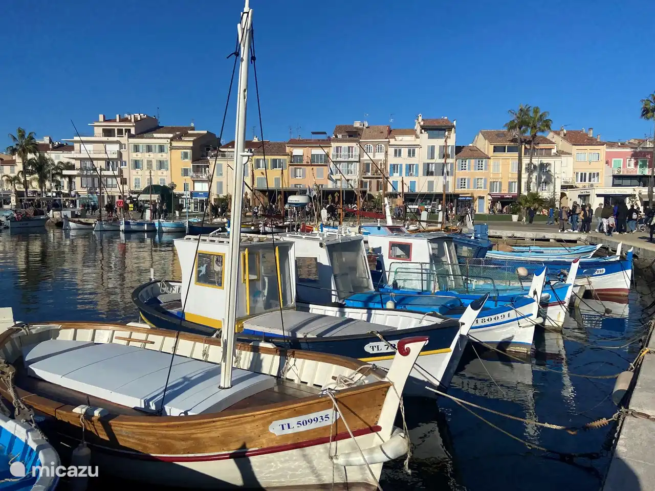 Schöne Badeorte an der Küste von Sanary sur Mer