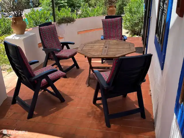 Casa Palmeira - Casa Cameleao | Portugal, Algarve, Moncarapacho - finca Belle terrasse avec vue mer.