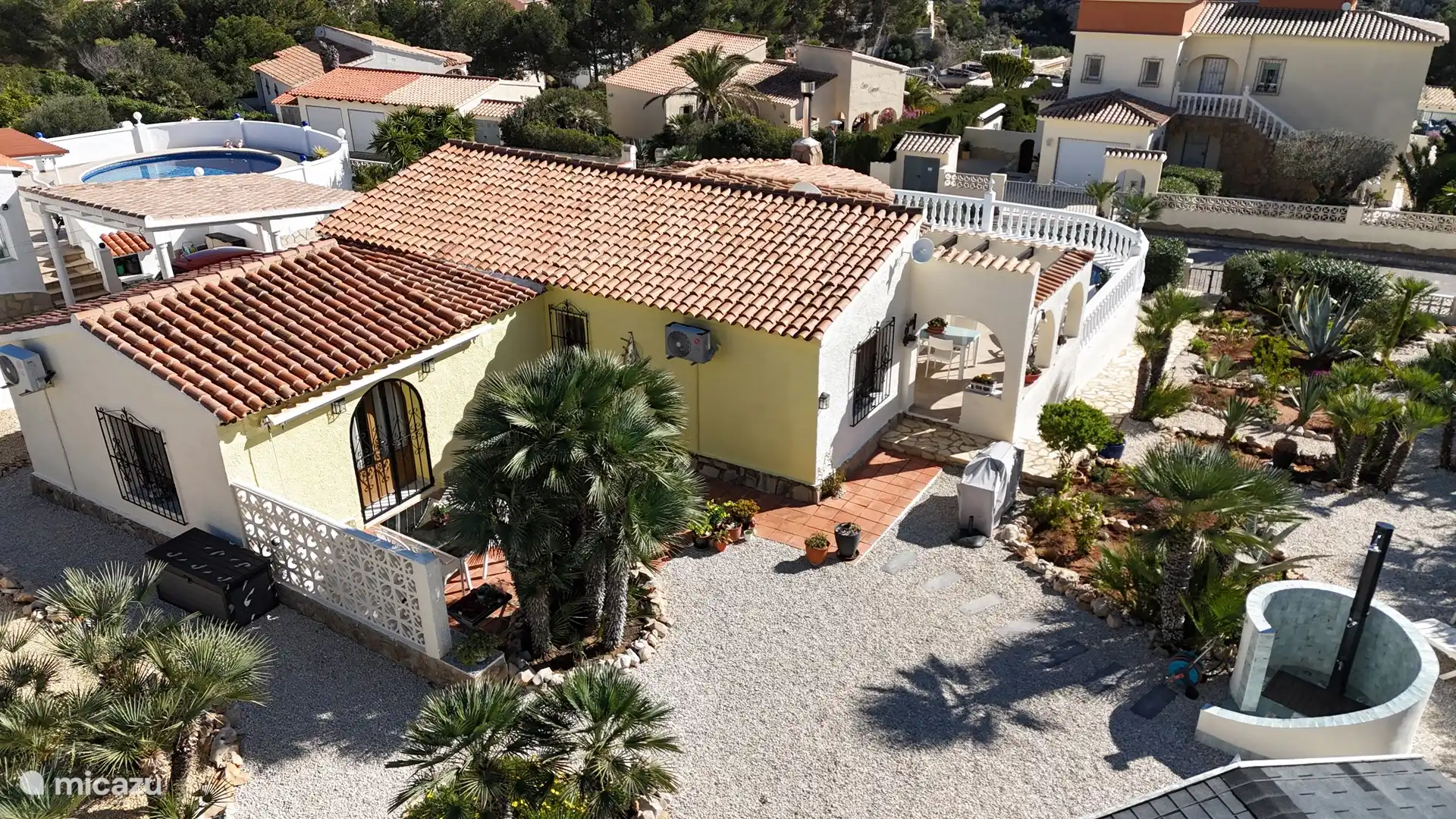 Villa avec beaucoup d’espace 