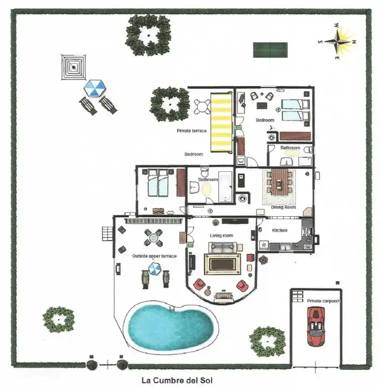Plan de votre villa de vacances