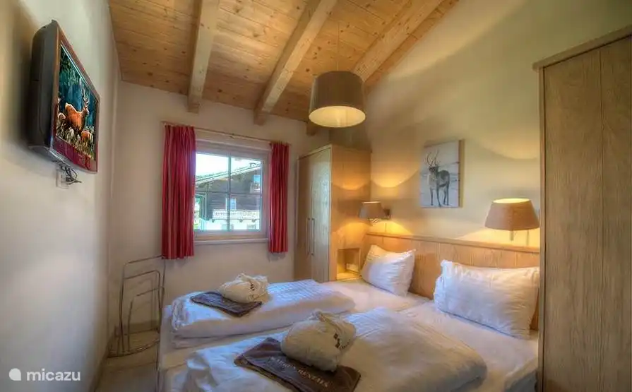 Tweede slaapkamer Kaprun Mountain Resort TopC27 bij Kaprun Rentals