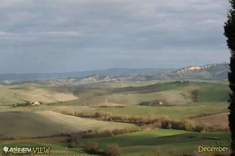 Vista sobre el valle desde nuestra casa.