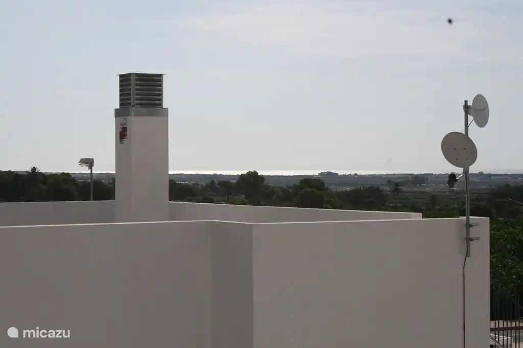 Meerblick von der Dachterrasse.