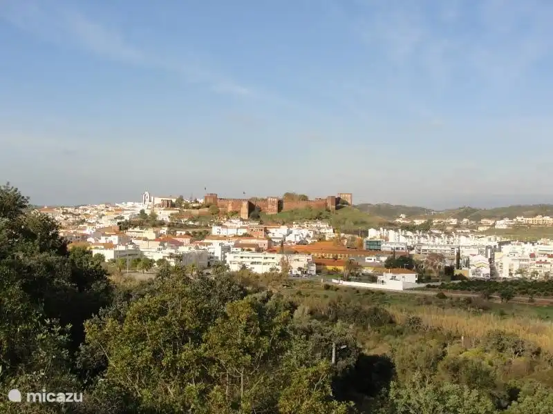 The ancient town of Silves with its Moorish castle.