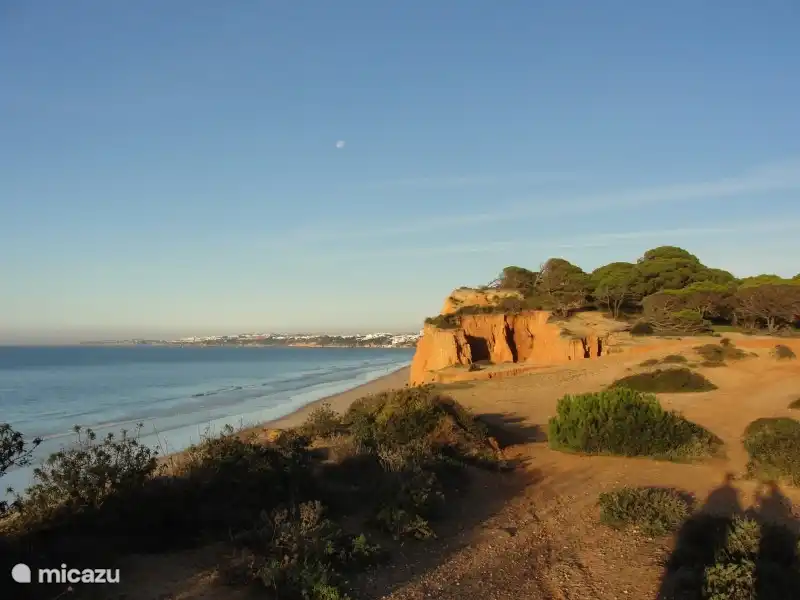 This picture was taken on the cliffs of Falesia, look towards Olhos de agua.