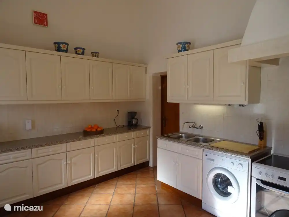 The spacious kitchen in the Cottage.